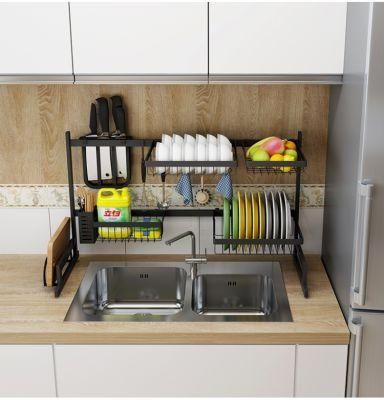 65cm Stainless Steel Sink Dish Drying Shelf Kitchen Accessories Rack