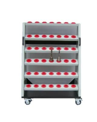 CNC Tool Storage Rack Trolly Suitable for Cat 50 Bt 50 Hsk 80/100