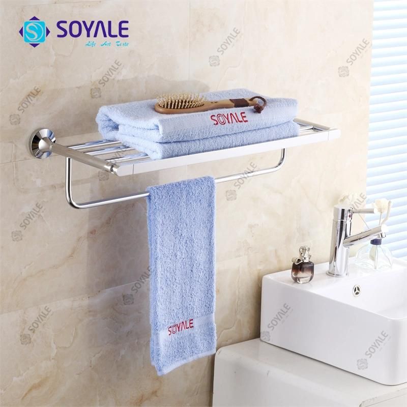 Brass Towel Rack with Chrome Plated Sy-16725