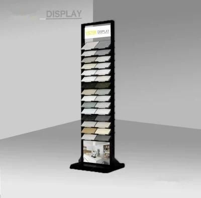 Floor Stand Quartz Stone Sample Stand Ceramics Tiles Display Rack