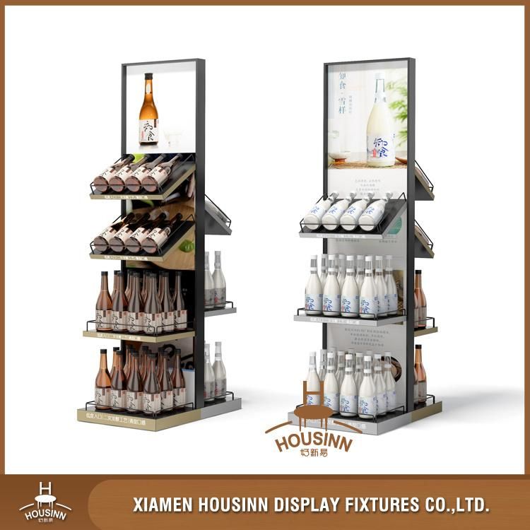 Beverage Spirit Beer Wine Display Tower Rack
