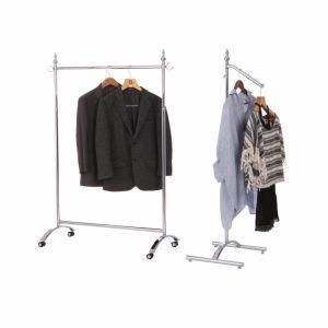 Display Equipments Metal Clothes Hanging Display Shelf / Racks