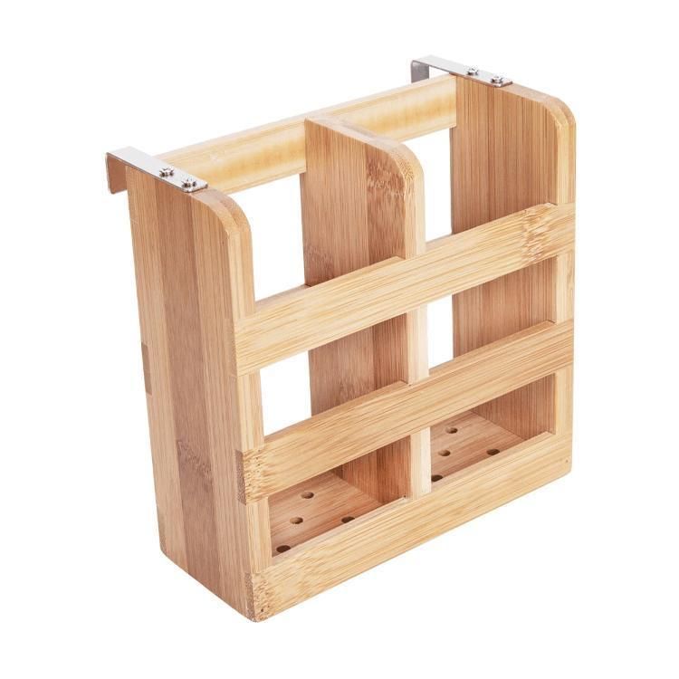 2 Tier Bamboo Plate Storage Rack Folding Dish Drying Racks for Kitchen Display Organizer