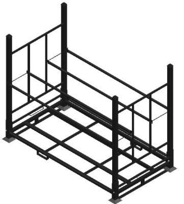 Commercial Warehouse Storage Folding Forklift Truck Tire Rack for Sale