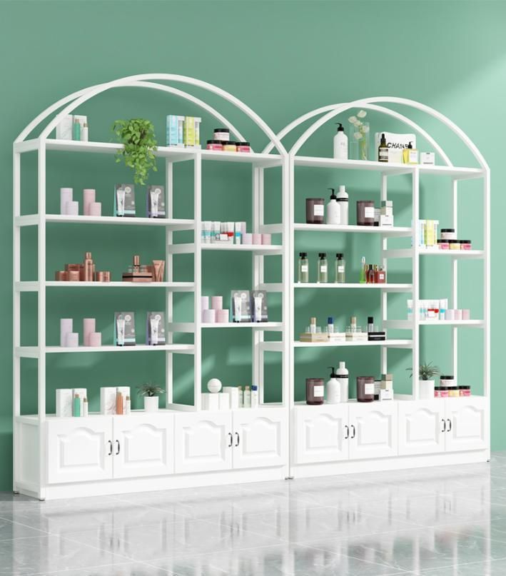 Cosmetic Display Cabinet Beauty Salon Skin Care Barber Shop Product Display Cabinet Set-up Shelf Display Stand Maternal and Child Store Shelf