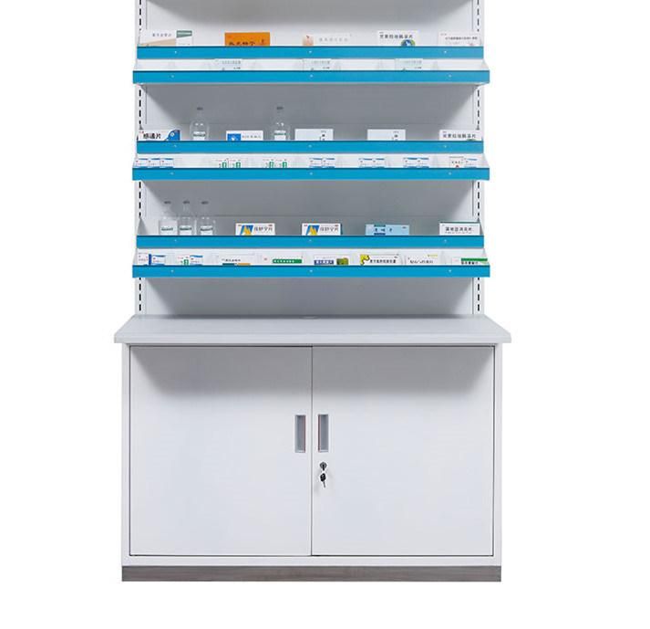 Pharmacy Shelves Medicine Rack Customized Design Medicine Rack