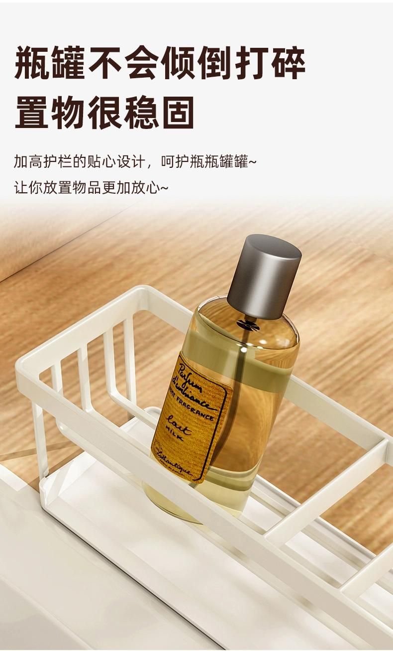 Sponge Holder Iron Drain Storage Rack Cleaning Sink Countertop Rack