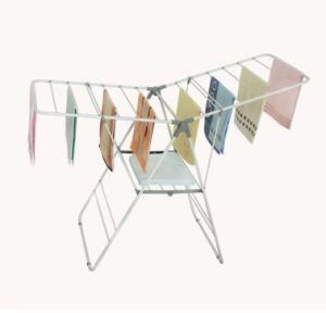 Clothes Drying Coat Rack with Shelf Cloth Hanger Stand