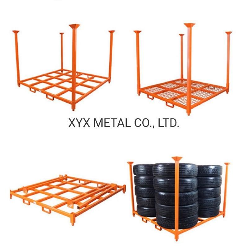 Tyre Industrial Heavy Duty Warehouse Storage Metal Stacking Tire Racking