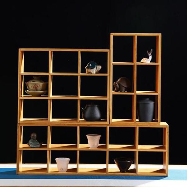 Bamboo Shot Glass Rack