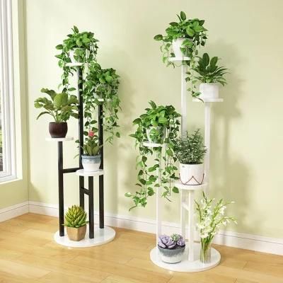 Indoor Flower Frame Flower Shelf Green Plant Stand Flower Pot Rack