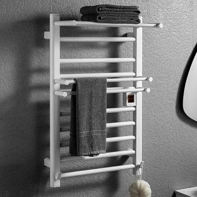 Kaiiy Electric Towel Warmers Heated Towel Rail Square Bars Stainless Steel Towel Racks for Bathroom