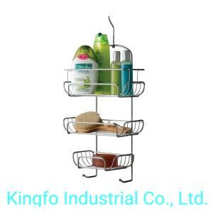 3 Tier Metal Bathroom Wire Organizer Shelf Shower Caddy-Shower Rack Kfs60079