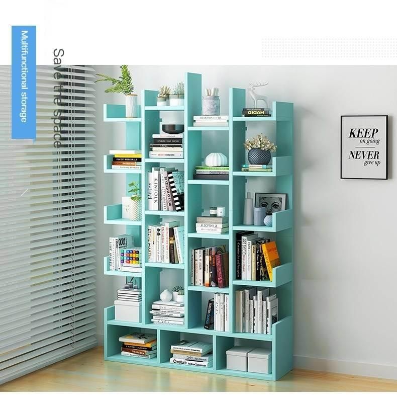 Wooden Home Office Furniture Multi-Layer Space Saving Book Rack