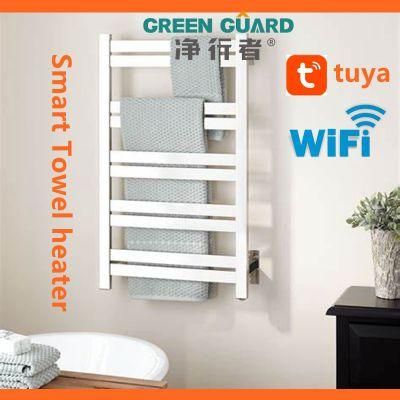 Amazon Hot Sales WiFi Towel Warmer Racks Tuya APP WiFi Remote Control Heating Racks