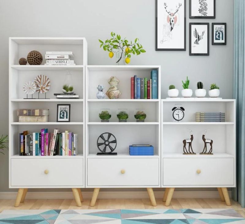 Storage Cabinet Simple Modern Children′s Bookshelf Shelf Simple Floor Bedroom Combination