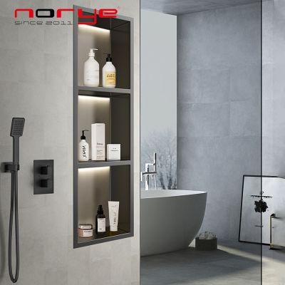 Niche Single Recessed Shower Shelf Perfect for Shampoo and Soap Storage