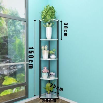 Corner Flower Stand, Shelf, Bookcase, Triangle Floor, Corner Stand