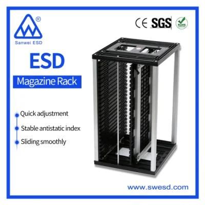 ESD Anti-Static SMT PCB Magazine Rack for The Manufacture