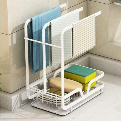 Kitchen Sponge Towel Rack Stainless Steel Dishcloth Hanging Shelf Sink Drainer Rackcommercial Buyer Hotels &middot; Design Style Minmalist