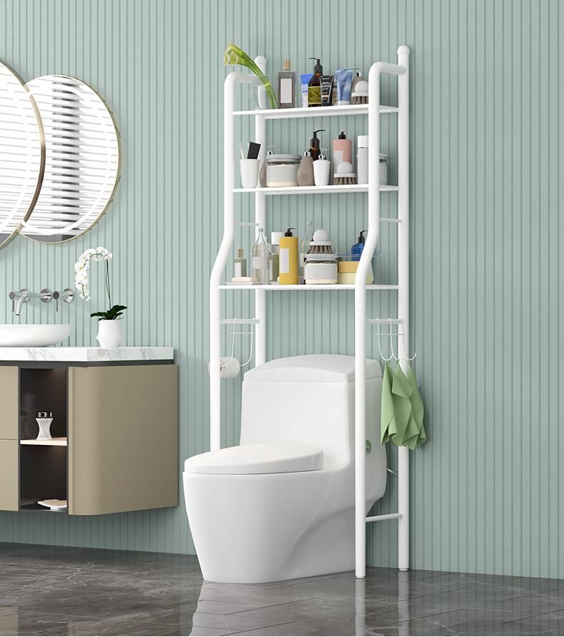 Bathroom Toilet Shelf Washing Machine Shelf Bathroom Storage Floor Shelf