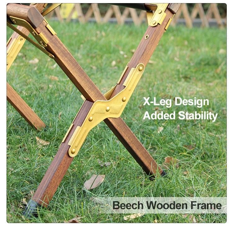 Wood Folding Cooler Stand Box Rack Shelf for Camping