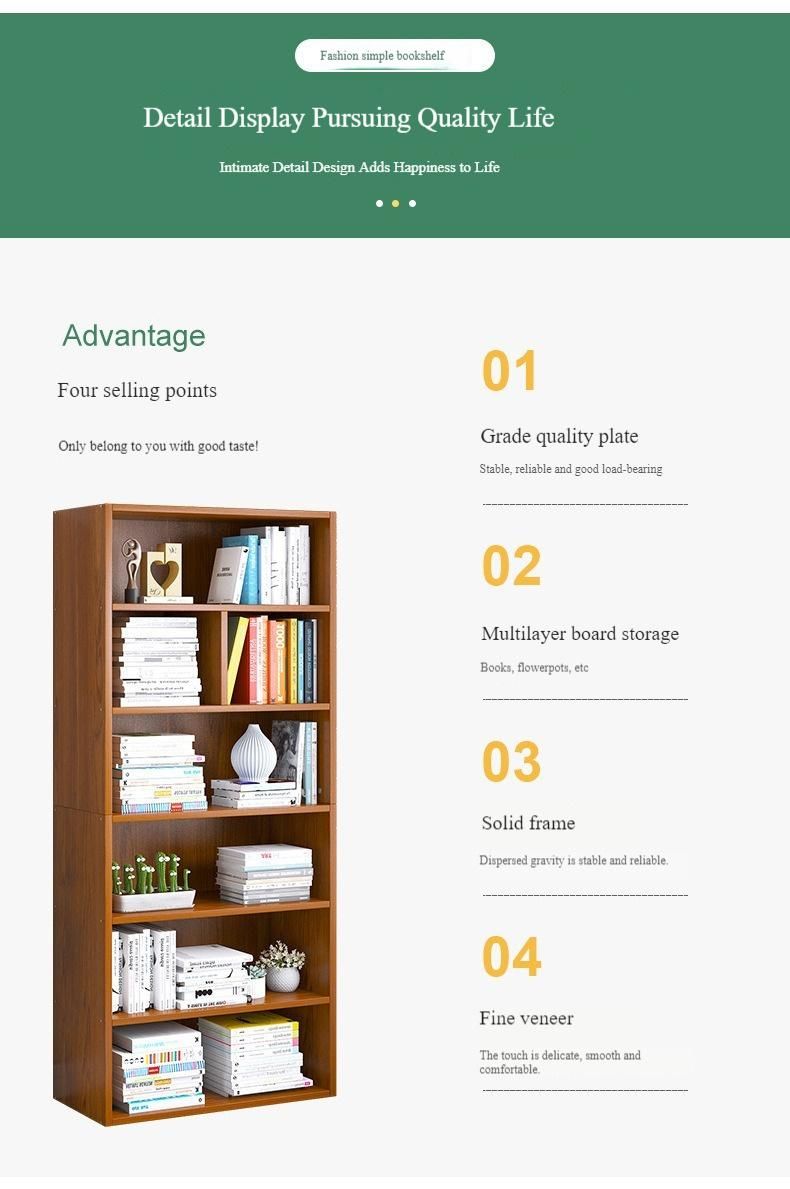 Living Room Storage Rack Multi-Layer Simple Bookcase