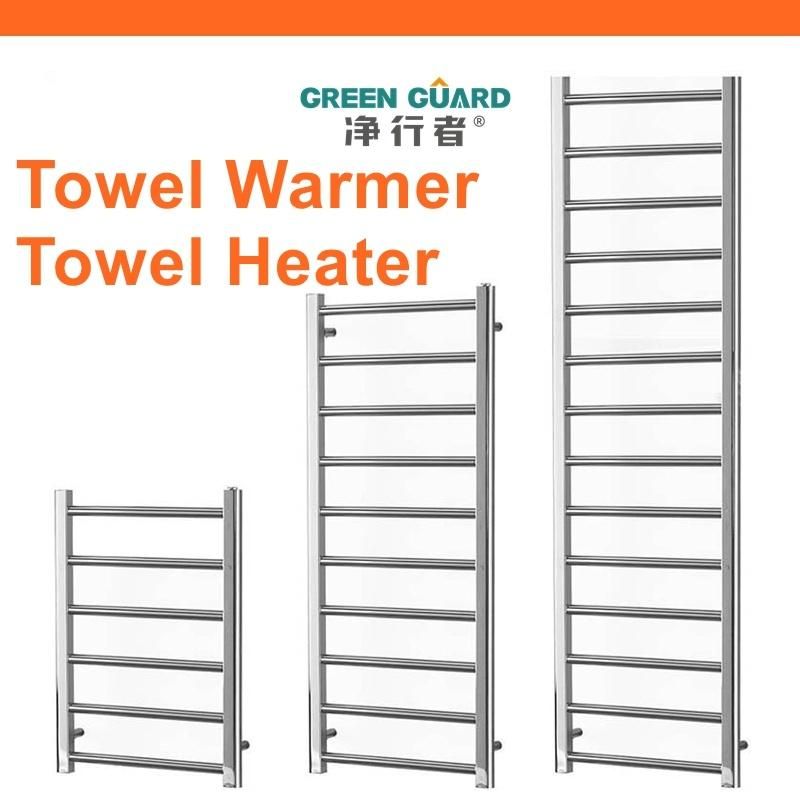 Bathroom Rails Towel Warming Rails Heated Racks SUS 304 Tube Water Proof