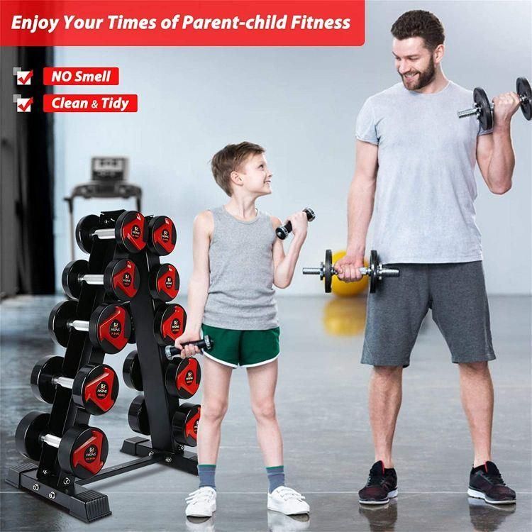 Zyfit Hot Sale Space-Efficient 5-Pair Vertical Dumbbell Storage Rack