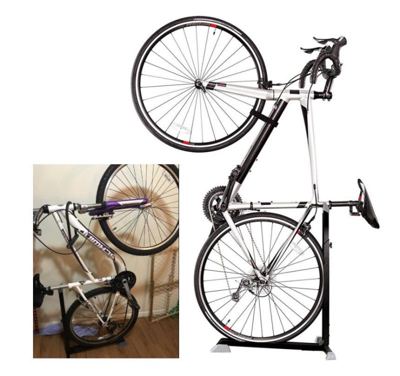 Bicycle Vertical Parking Rack, Portable, Back-to-Back Bracket, Convenient Parking Rack