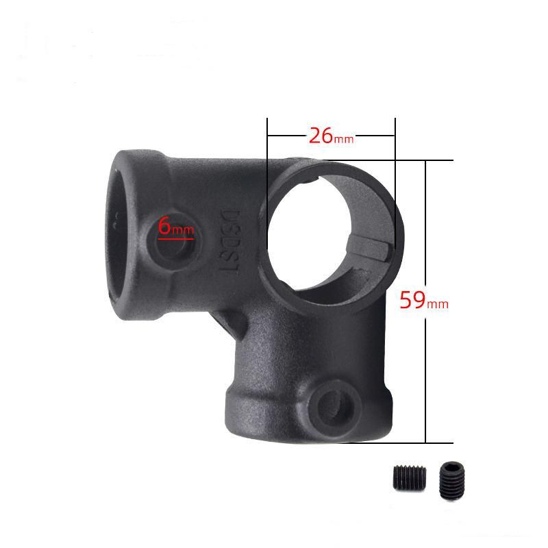 Hardware Pipe Fittings Aluminum Structural Pipe Fittings Tube Connector Aluminum Key Clamp