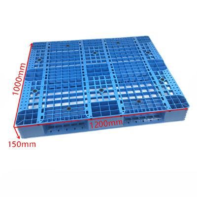 Heavy Duty High Quality Warehouse Open Deck Design Durable Cheap Plastic Pallet Double Sided Grid Vented for Storage Racking