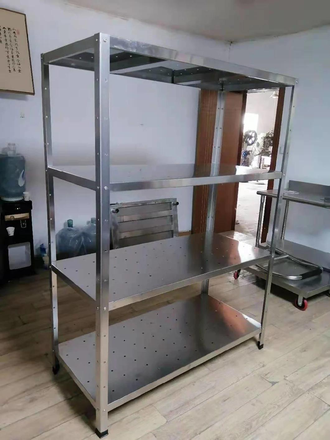 Display Shelf Supermarket Shelves for Sale Stainless Steel Medium Duty Rack Warehouse Rack Boltless