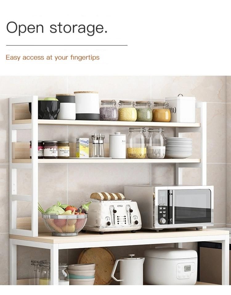 Multi-Layer Kitchen Storage Rack Storage Cabinet Shelf for Kitchen