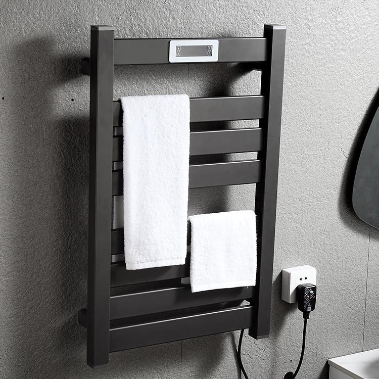 Kaiiy Wall Mounted Bathroom Electric Heated Aluminum Towel Racks