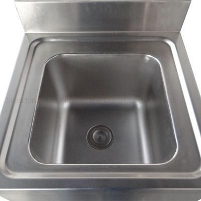 Hotel Restaurant Commercial Stainless Steel Kitchen Sinks with Under Shelf