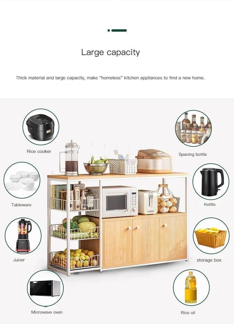 Kitchen Supplies Storage Shelf Standing Kitchen Rack