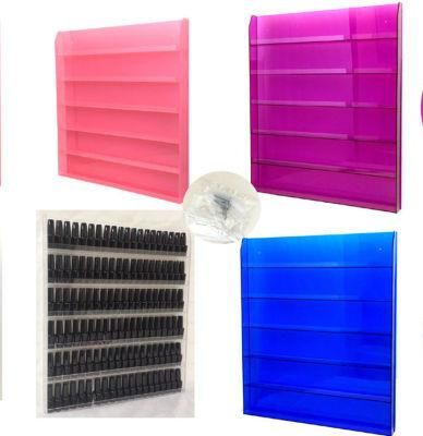 6 Shelf Salon Quality Acrylic Nail Polish Display Rack