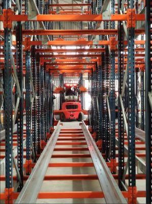 Automation Racking System Shuttle Warehouse High Tech Shelving Radio Shuttle Pallet Racking