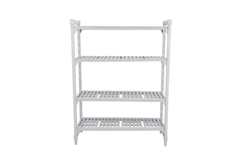 High Capacity Vented Plastic Supermarket Shelves Multi-Functional Plastic Rack