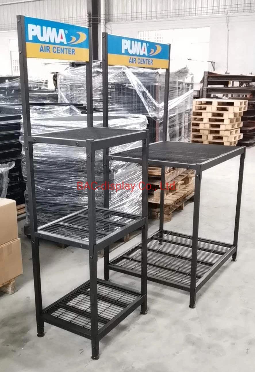 Precision Metal Hole Shelf Display Rack for Department Store Shop