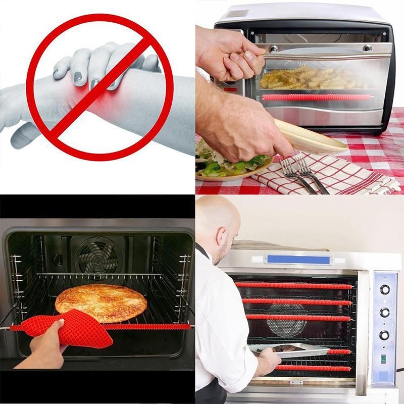 Oven Shelf Protector Silicone Oven Rack Guard Heat Resistant Avoid Burns