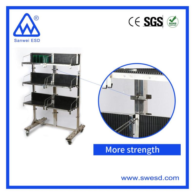 Industries Antistatic Safe ESD PCB Shelf Cart