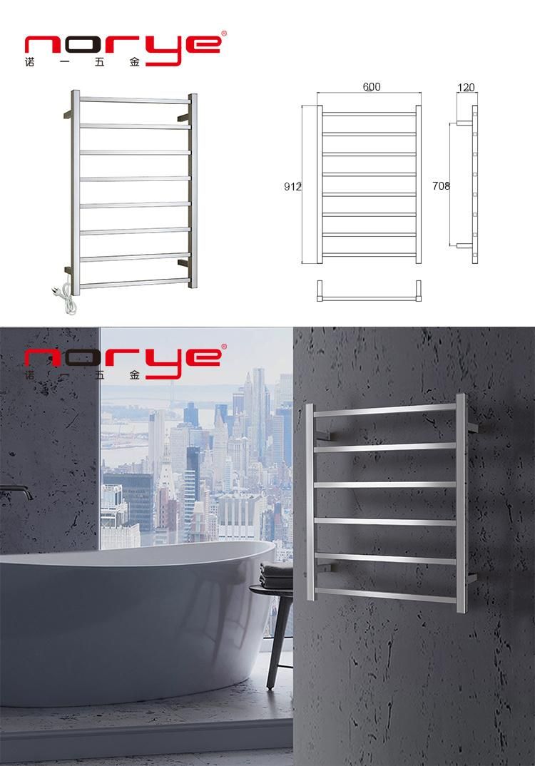 Stainless Steel Towel Radiator Wall Mounted Bathroom Dry