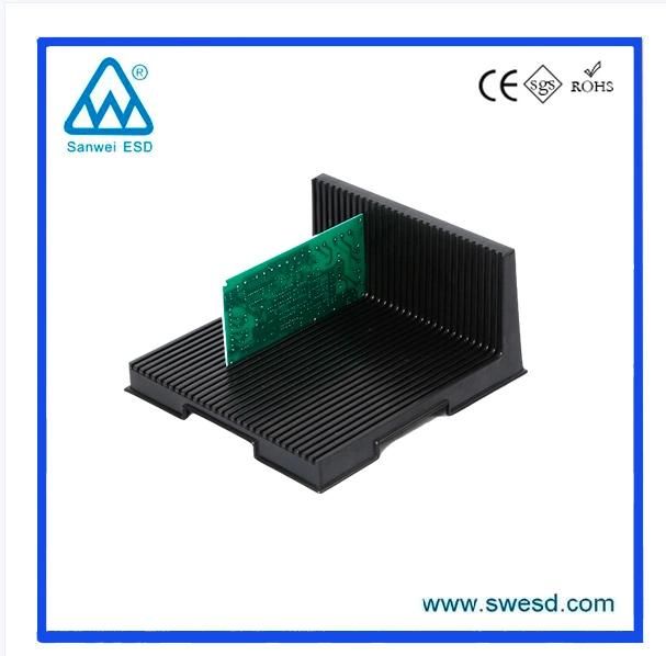 L Type Conductive ESD PCB Circulation Rack Antistatic PCB Rack for Electronics Product