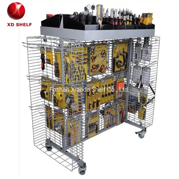 Speciality Stores Exhibition Show Xianda Shelf Carton Package Hardware Display Rack