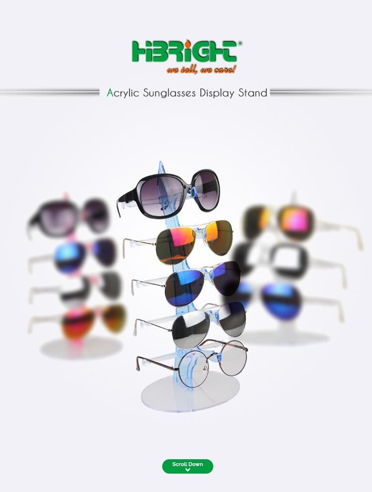 Custom Retail Store Acrylic Glasses Display Stand Sunglasses Display Rack