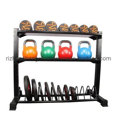 Fixed Weight Training Olypic Plates Rack Gym Special Full Function Fitness Equipment Kettlebell Bench Barbell Storage Rack