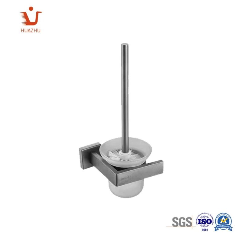 China Ningbo Factory Bathroom Accessories Wall Mounted Toilet Paper Holder / Toilet Brush Holder