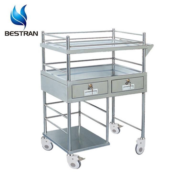 Bt-Gr004 Cheap Stainless Steel Goods Rack with Shelves Basket Goods Storage Rack Price